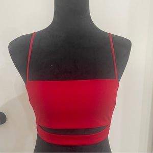 Red Crop Top